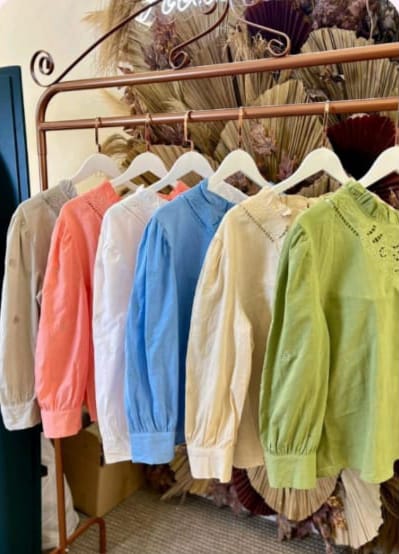 Blusa de Manga no Linho